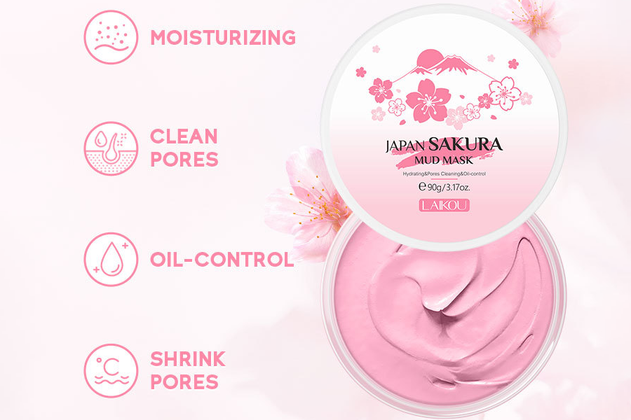 Organic Sakura Clay Mask